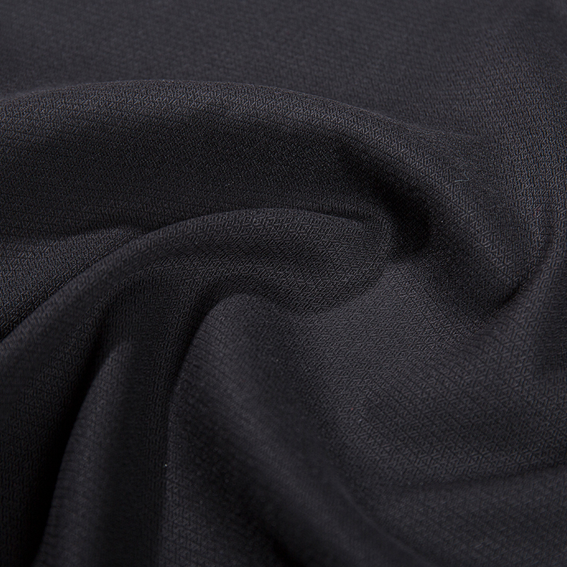 Tela combinada de poliéster-lico-s-oocell-spandex de poliéster drapeable