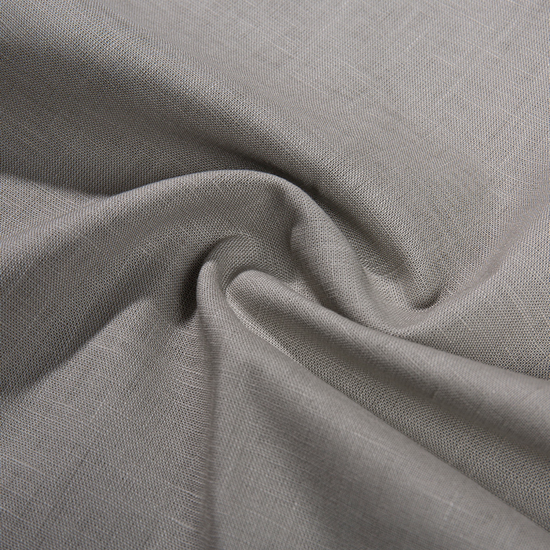 JCB1423 Gray Semi-Blaned Fake Line Cotton Bamboo Fic Labet para pantalones y camisas