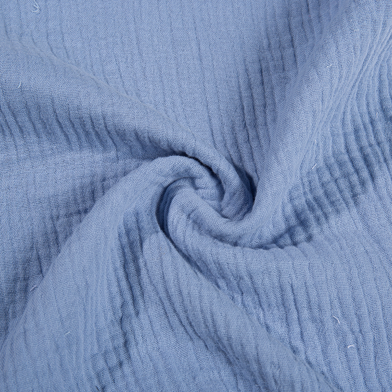 J100C1581 Muslin Crepe Full Cotton Teñido para pantalones