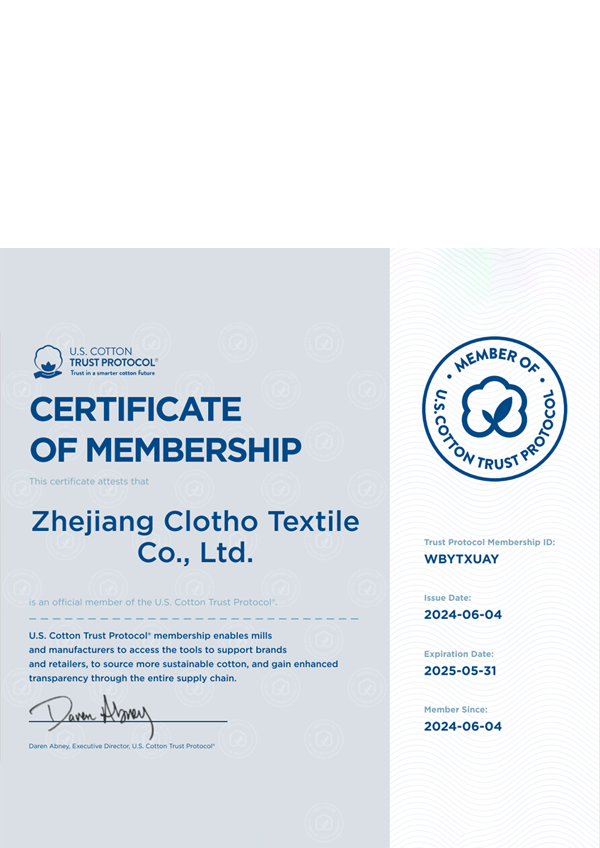 Zhejiang Clotho Textile Co., Ltd.